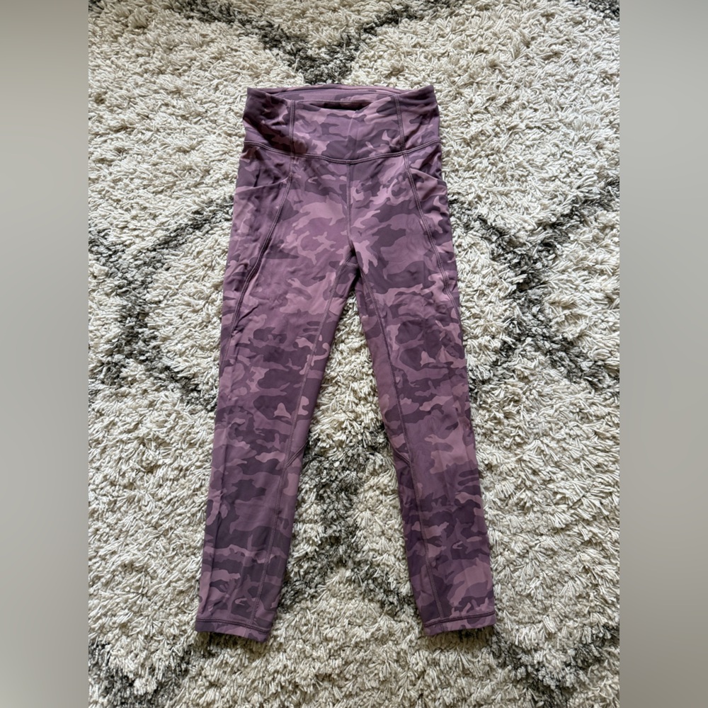 Lululemon Purple Camo Leggings